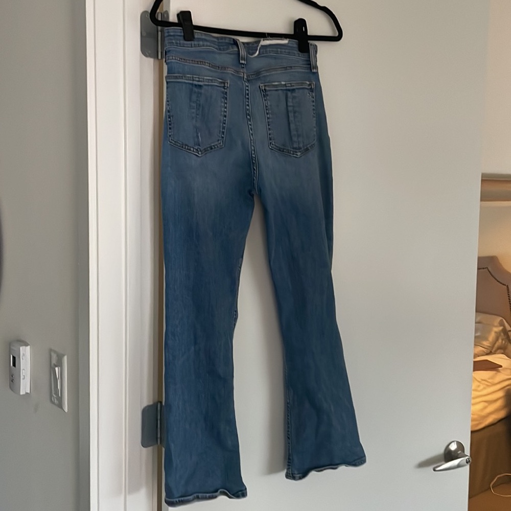 Rag & Bone Nina High Rise Ankle Flare Jeans in West Marin - Picture 8 of 9